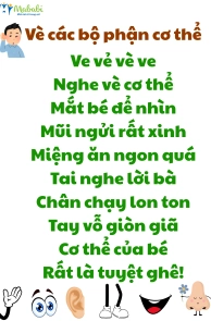 Vè các bộ phận cơ thể