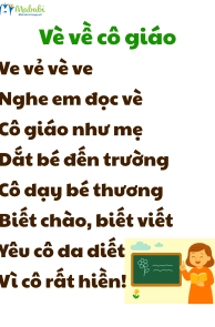 Vè về cô giáo