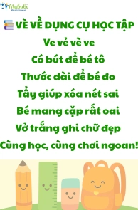  VÈ VỀ DỤNG CỤ HỌC TẬP