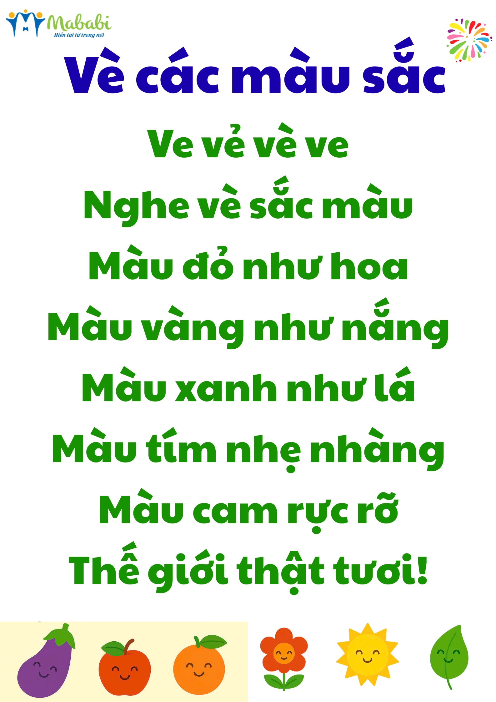 Vè các loại quả