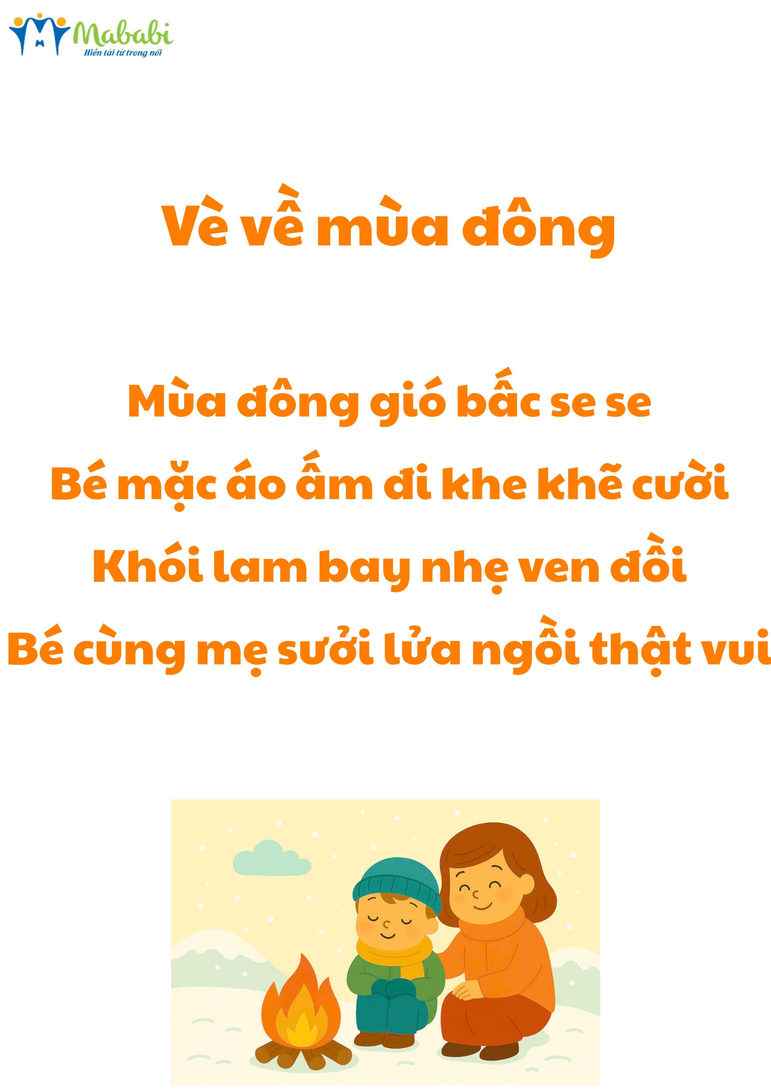 Vè về mùa đông