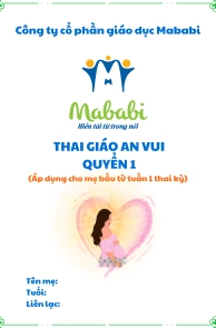 Thai giáo an vui quyển 1