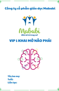 Vip 1 Khai mở não phải
