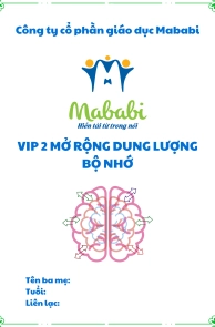 Vip 2 Mở rộng dung lượng bộ nhớ
