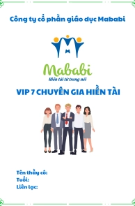 Vip 7 Chuyên gia hiền tài