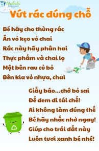 Vứt rác đúng chỗ