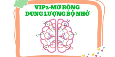 Vip 2:  Cách mở rộng dung lượng bộ não và những nhân tố hỗ trợ. 