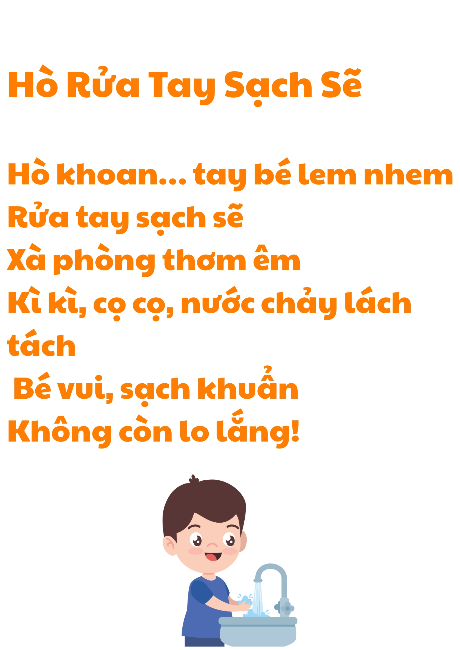 Hò rửa tay sạch sẽ