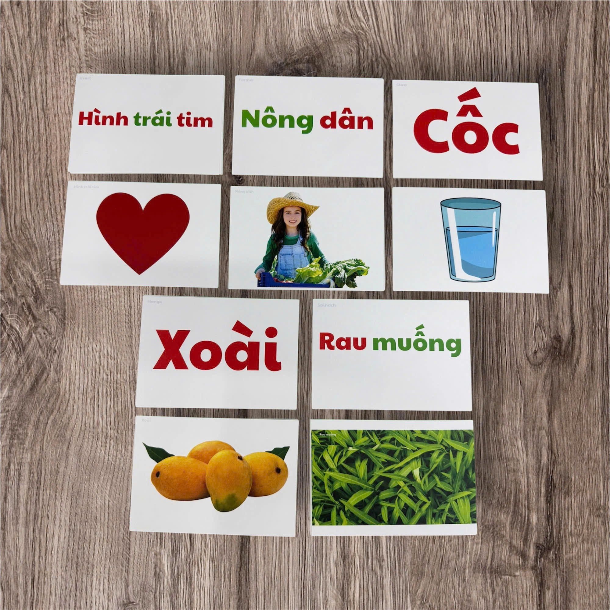 Bộ thẻ đọc sớm bằng não phải