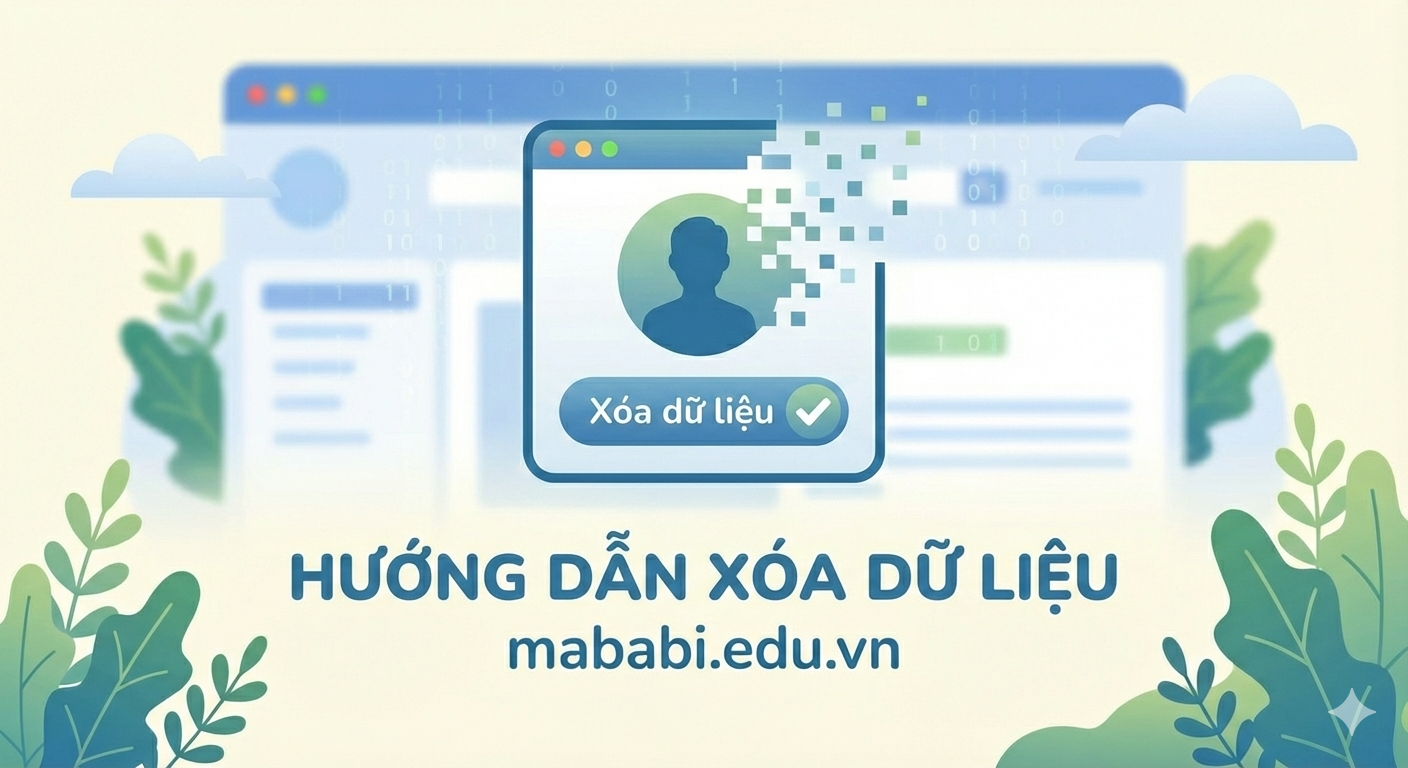 Hướng Dẫn Xóa Dữ Liệu