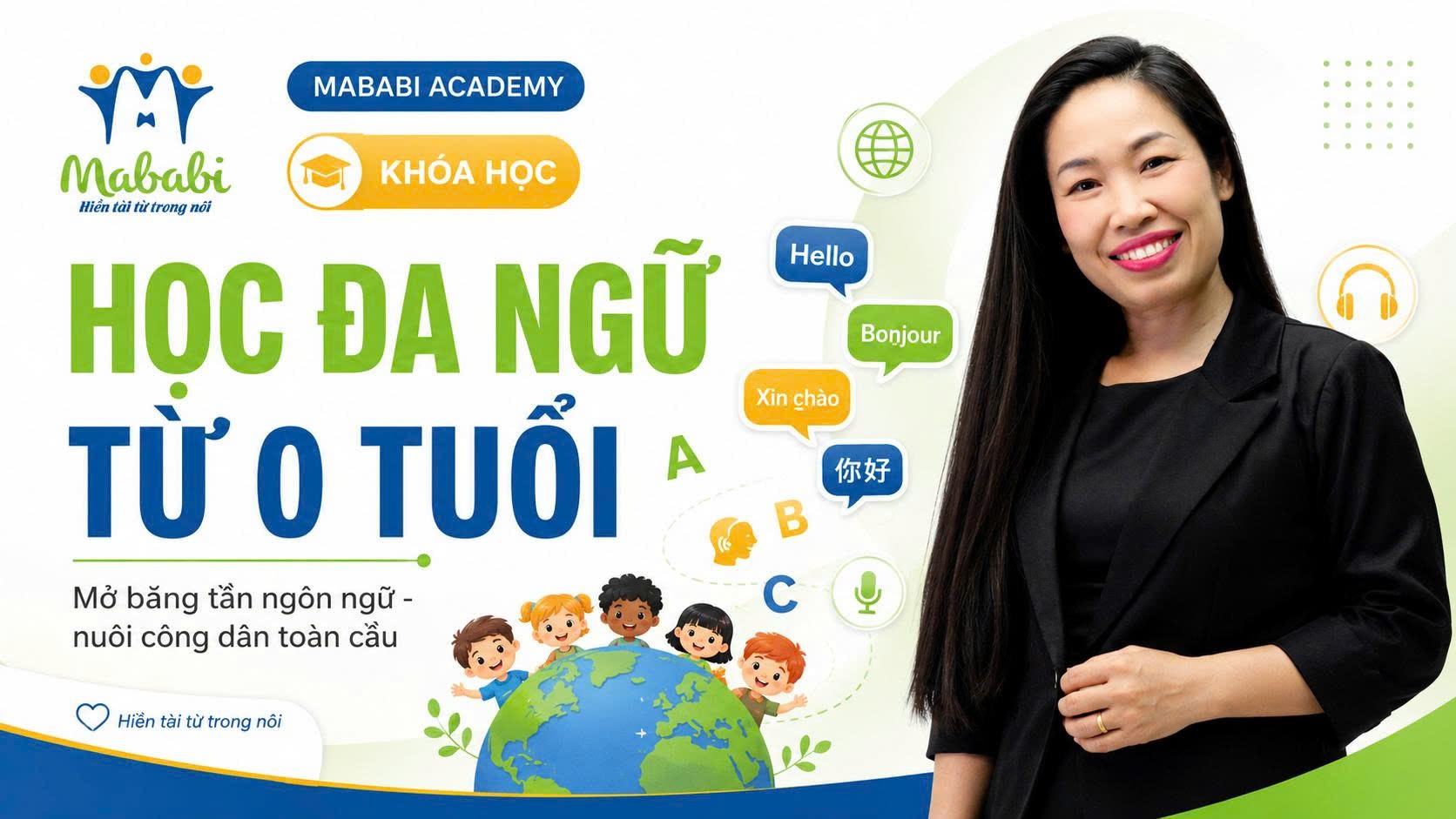 Học đa ngôn ngữ từ 0 tuổi