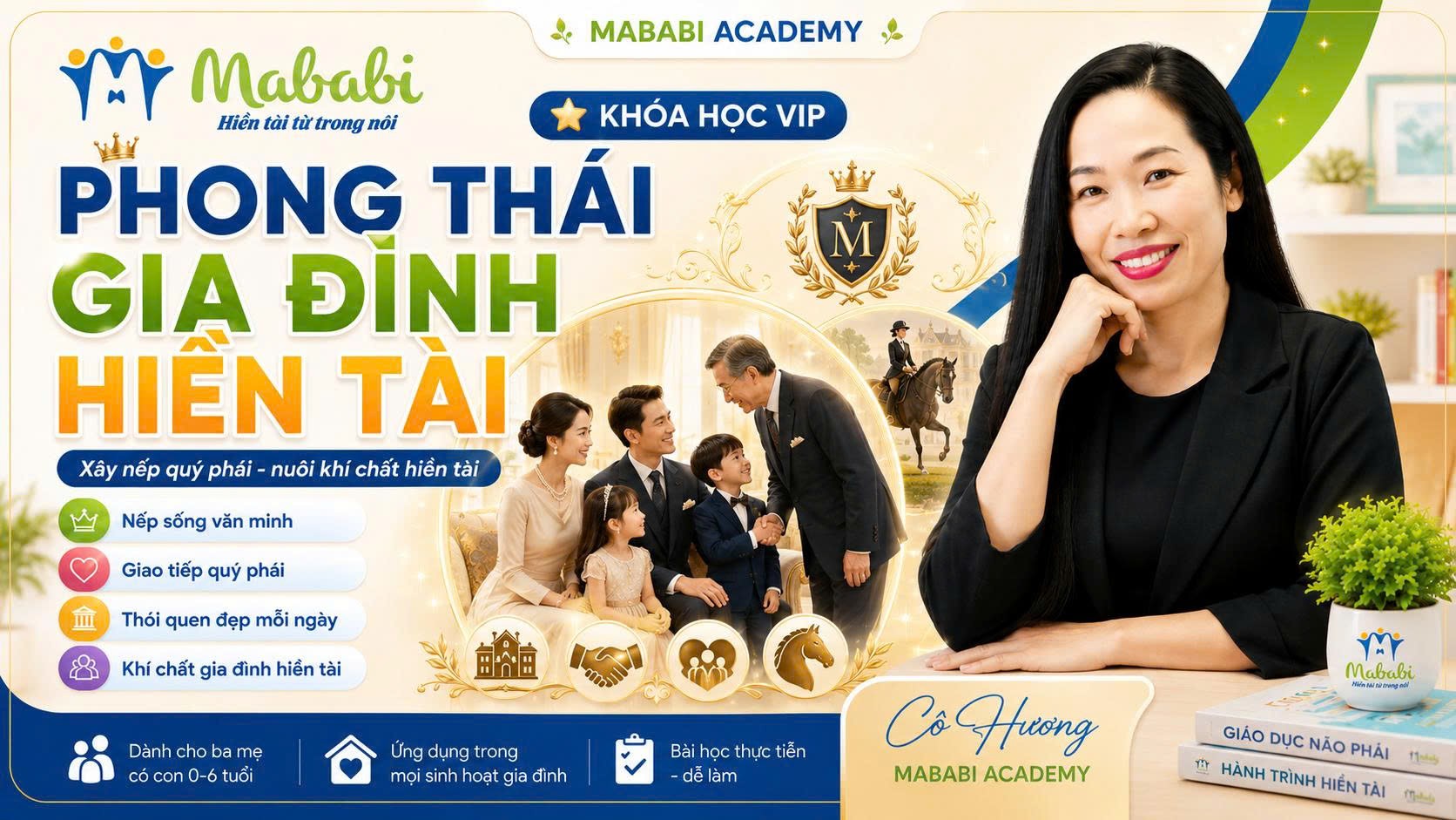 Phong thái gia đình hiền tài