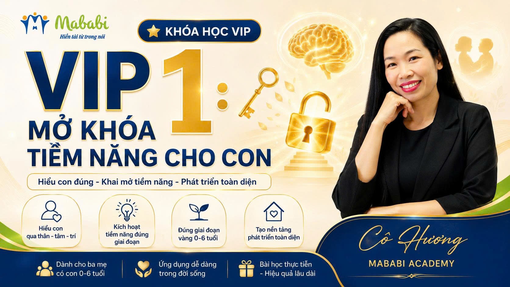 VIP1-Khai mở não phải