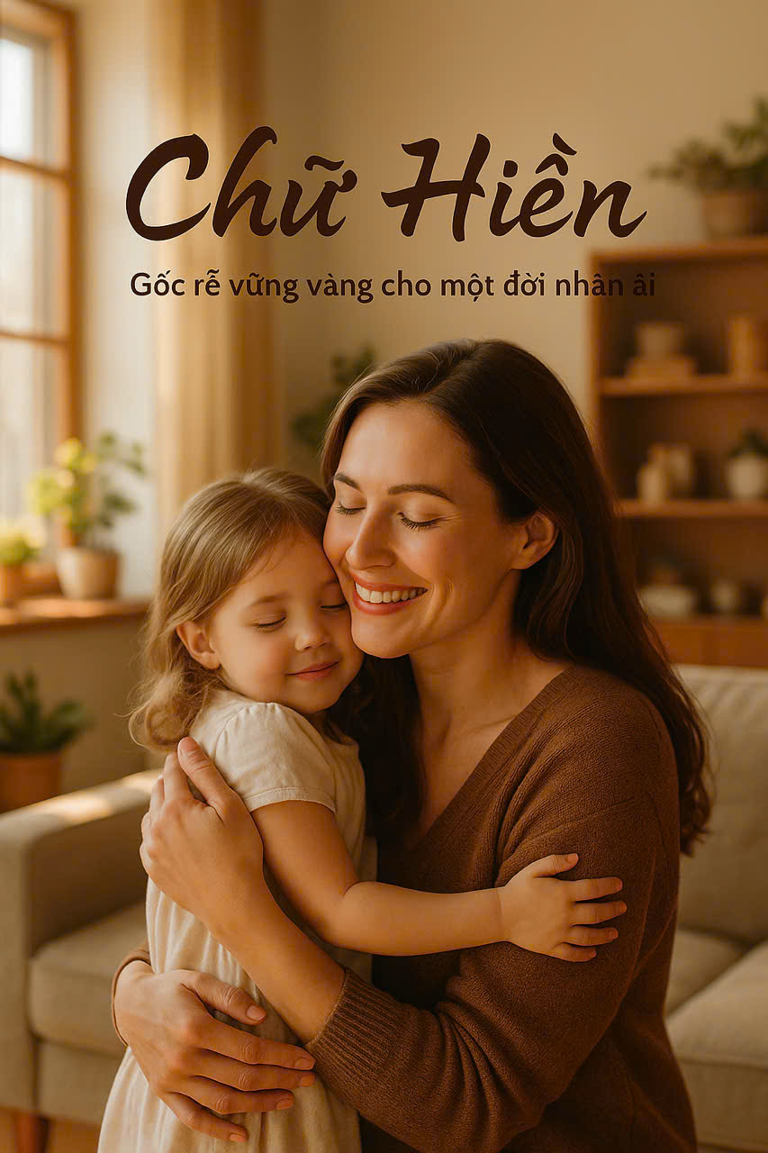 CHỮ HIỀN -CỘI NGUỒN NGUYÊN KHÍ,KHỞI ĐẦU HÀNH TRÌNH NUÔI DẠY CON TỈNH THỨC