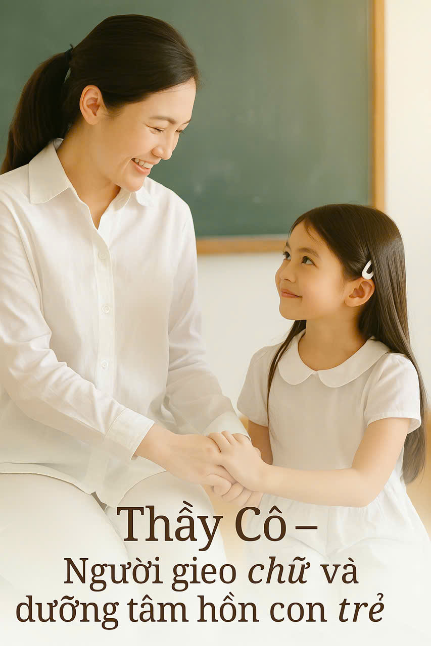 Thầy Cô – Người gieo chữ và dưỡng tâm hồn con trẻ
