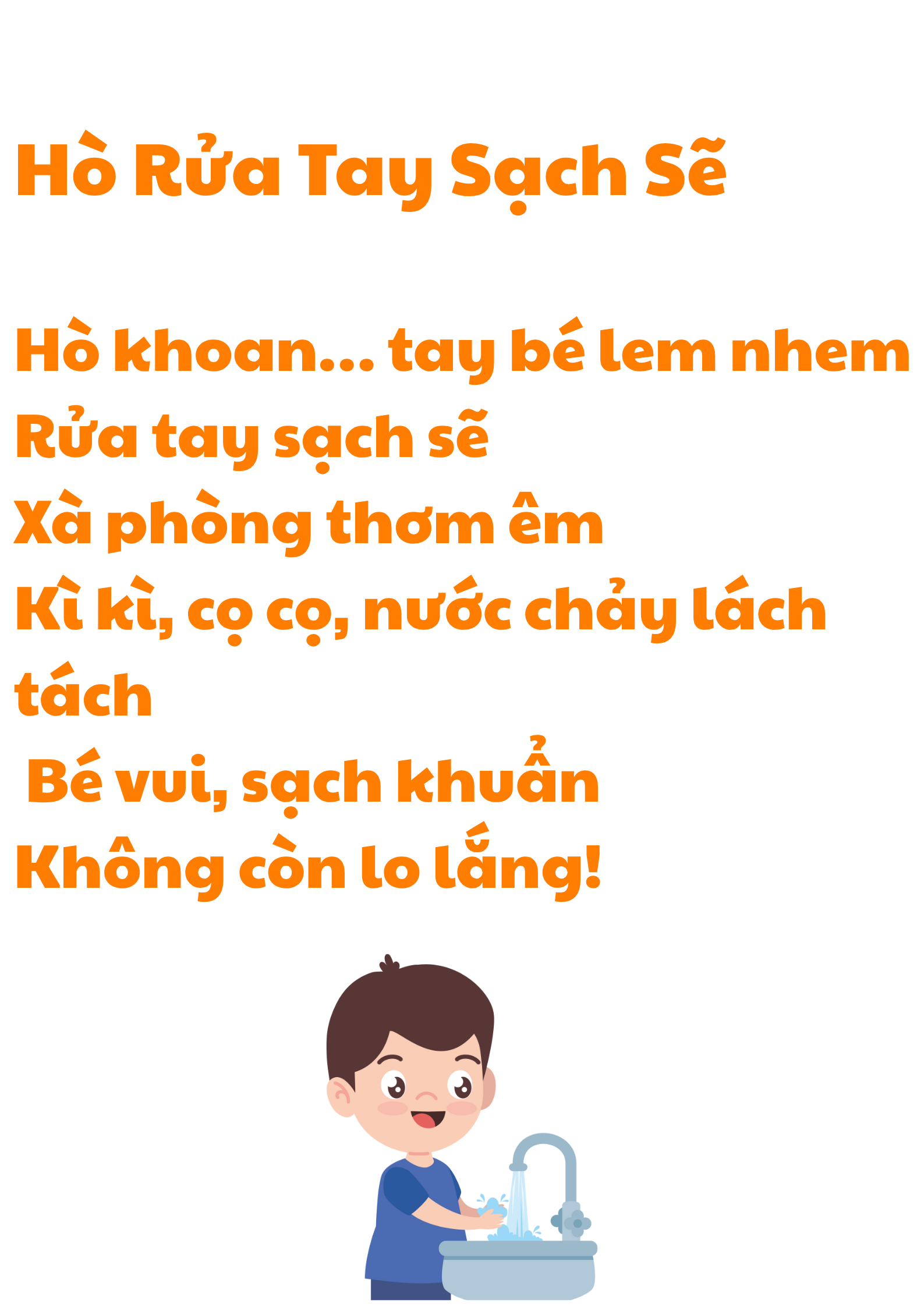 Hò rửa tay sạch sẽ